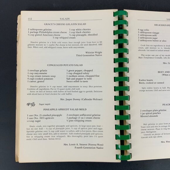 Atlanta Natives Favorite Recipes Spiral-Bound Cookbook 1980 Georgia USA Vintage - Picture 13 of 16